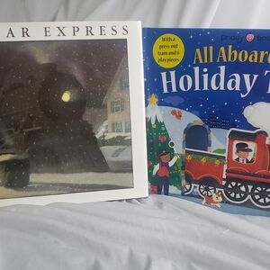 All Aboard Holiday Train Book Set